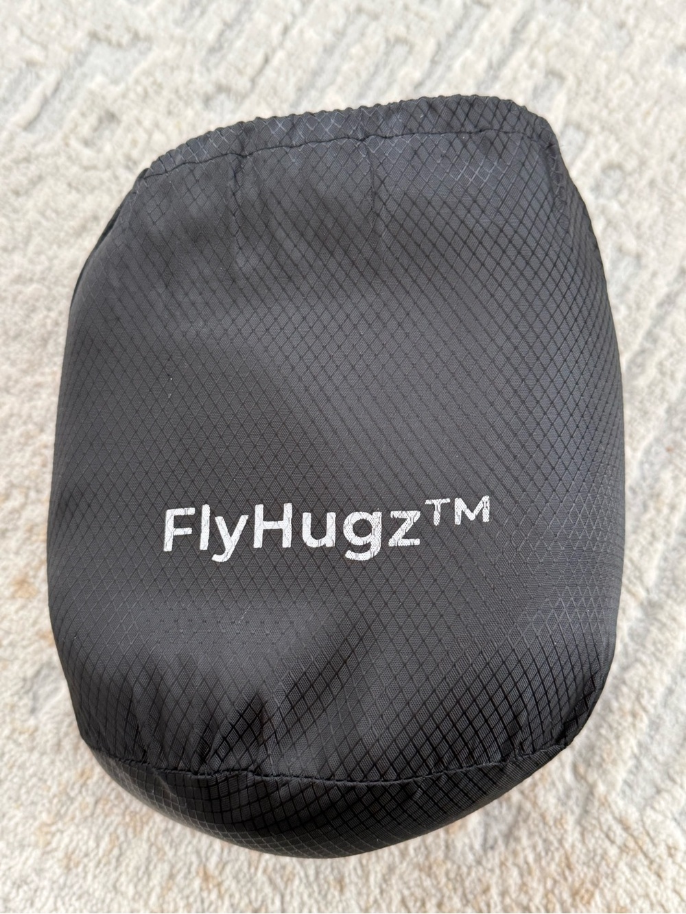 Grey travel neck pillow
